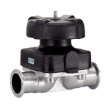 Model 63363 - Handwheel diaphragm valve with clamp ends - EPDM diaphragm - Stainless steel 316L