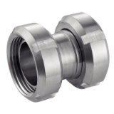 Modèle 64128 - Female / female coupling - Stainless steel 316L