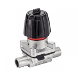 Model 8070 - Manual pc diaphragm valve bw - stainless steel cf3m (316l)