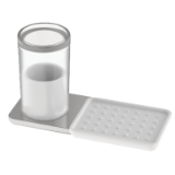 LIV Porte-savon et boîte pour articles d' hygiène et ustensiles - Accessoires sanitaires