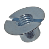 BN 224 Slotted flat countersunk nuts 110°