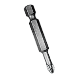BN 10639 Screwdriver Bits 1/4" for phillips drive screws, long type