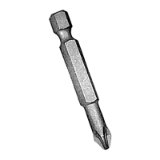 BN 31516 Screwdriver Bits 1/4" for pozidriv screws, long type