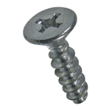 BN 13580 - Flat countersunk head screws with Phillips cross recess form H, fully threaded (EJOT PT®; WN 1413), stainless steel A2