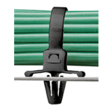 BN 20252 - Wing push mount cable ties (Panduit® Pan-Ty®), PA 6.6, black