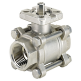 2654 - 2/2-way ball valve 3-piece