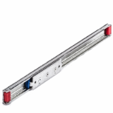 ST53-BP53 - Stainless Steel Linear Guide Rail - with 120mm SST roller runner - max Load rating : 75 kg