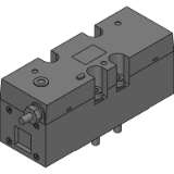 PV5-8R - 單體閥 ISO 尺寸2  I/O連接器型