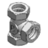 C-EVL - Barrel tee couplings with cutting ring