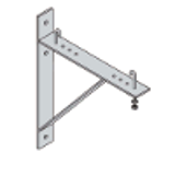 Triangular Runway Wall Support Kit - Cable Runways & Accessories