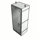 Type 4X Stainless Steel Free-Standing Single-Door 3 Point Locking Enclosures - Type 4X Panel Enclosures