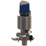 DCX3 DCX4 shut-off and divert valve - Elastomer NEOS T body 2 indicators with Sorio control top