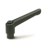 GN 300 - Adjustable handles with threaded hole