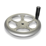 GN 228 - Stainless Steel-Handwheels, Bore code B, without keyway, Type A, without handle