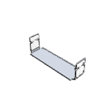 AFCC-08 - Flat Cable Clamp - Adhesive Mount, Aluminum