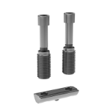 T-Matic Double Connector I Stainless Steel, Slot 8 (Set)