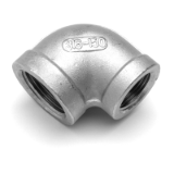 I.CFFR_G - ISO Threaded unions and accessories 90° Elbows BSP REDUCING FEMALE / FEMALE Stainless steel 316