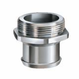 NIMS-P - Conduit olive with hexagon wrench surface, nickel-plated brass, connecting thread PG acc. to DIN 40430, incl. O-Ring, temperature range: -40°C up to +250°C