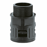 RQG1-M - Plastic quick screw connector,conically sealing, with metric outer thread acc. to EN 60423