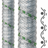AIRflex-KUW-EDU - Protective plastic conduit, inside spiral of plastic sheathed spring steel wire, galvanized steel wire braiding