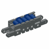 LOAD-BEARING ROLLER CONV. ARTICULATION - P22 – PA ROLLER FLANGE HOUSING – INTEGRATED PIN
