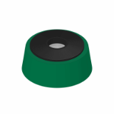 BEARING CON. SOLID ROLLER D53X20 20ShA GREEN