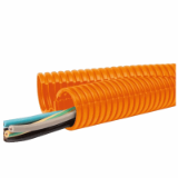 2PPS-O - Divisible corrugated conduit in orange