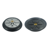 VDUSF - Disc Suction Cup with Vulcanized Support