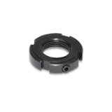 GN 1804.2 Slotted Locknuts with Thread Locking, Steel