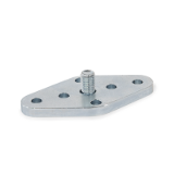 GN 1050.2 Flanges for Quick Release Couplings GN 1050 and Studs GN 1050.1, Steel