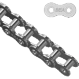 Hollow pin roller chains standard simplex