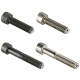 EH 22700. - Ball-Ended Thrust Screws, headed, ball protected against rotating / flat-faced ball, plain