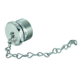 M23 Metal Screw Cover – Chain 100mm