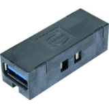 USB 3.0 HIFF Bulkhead coupler type A-A