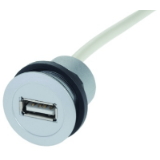 har-port USB 2.0 A-A; WDF 0,5m Kabel