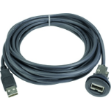 har-port USB 2.0 A-A WDF schwarz 5,0m