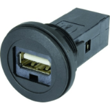 har-port USB 2.0 A-A ; WDF schwarz