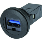 har-port USB 3.0 A-A PFT black