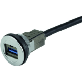 har-port USB 3.0 A-A  WDF 0,5m Kabel