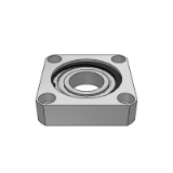 ca83 - Bearing seat assembly, standard flange type, self-aligning ball bearing, with retaining ring