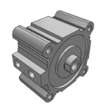 EA01_32~100 - 省空间型气缸·单杆型·无磁石/带磁石·缸径32~100