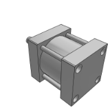 EA06AA - 中型标准气缸-拉杆式·带磁石/无磁石-缸径32~100