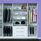 Fitting systems for wardrobe interiors
