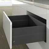 Pot-and-pan drawer with TopSide, height 218 mm, drawer side profile height 126 mm - Pot-and-pan drawer with TopSide, height 218 mm, drawer side profile height 126 mm
