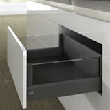 Pot-and-pan drawer with DesignSide, height 218 mm, drawer side profile height 94 mm - Pot-and-pan drawer with DesignSide, height 218 mm, drawer side profile height 94 mm
