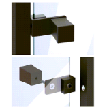 CADRO knob holder glass door - CADRO knob holder glass door