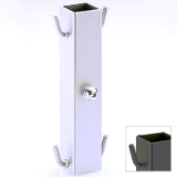 Basket holder for height adjustable centre upright (Dispensa 90°)