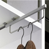 Coat hanger holder with drawer runner based on Quadro - Coat hanger holder with drawer runner based on Quadro