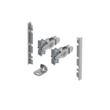 AvanTech YOU Connector set for internal front panel for cutting to length, for use with drawer side profile, system height 101 - AvanTech YOU Connector set for internal front panel for cutting to length, for use with drawer side profile, system height 101