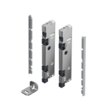 AvanTech YOU Connector set for internal front panel for cutting to length, for use with Inlay drawer side profile, system height 187 - AvanTech YOU Connector set for internal front panel for cutting to length, for use with Inlay drawer side profile, system height 187